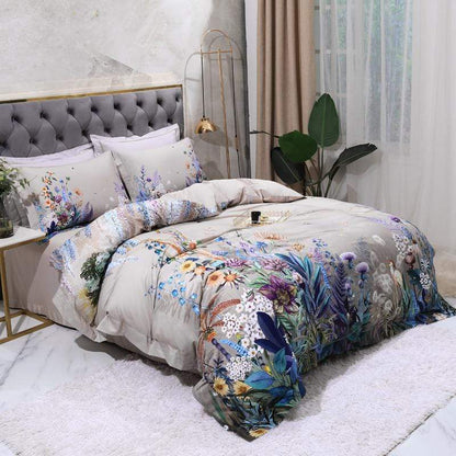 Botanical Duvet Cover Set (Egyptian Cotton, 500 TC)